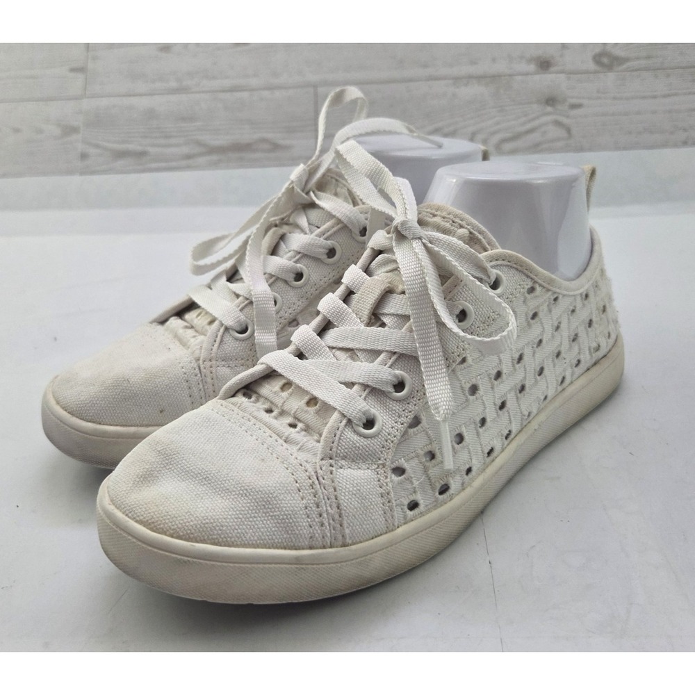 Koolaburra by UGG Sneakers Womens 7 White Fabric Clean Girl Coastal Grandmother